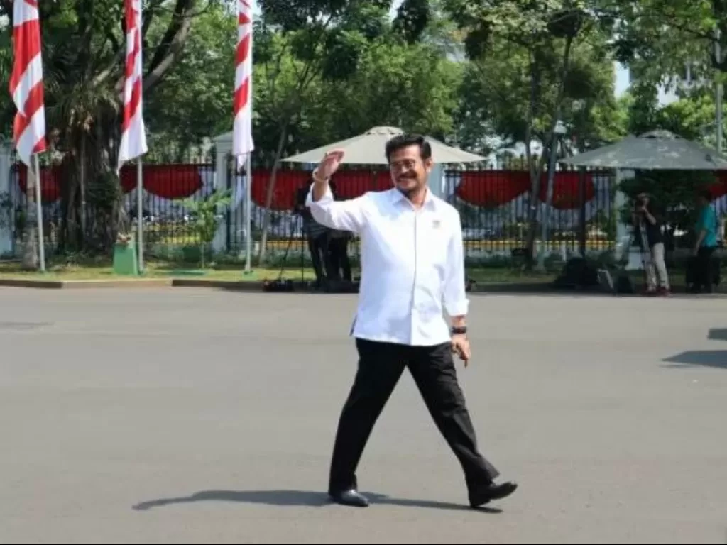 Politisi Partai NasDem Syahrul Yasin Limpo. (Antara/Desca Lidya Natalia)