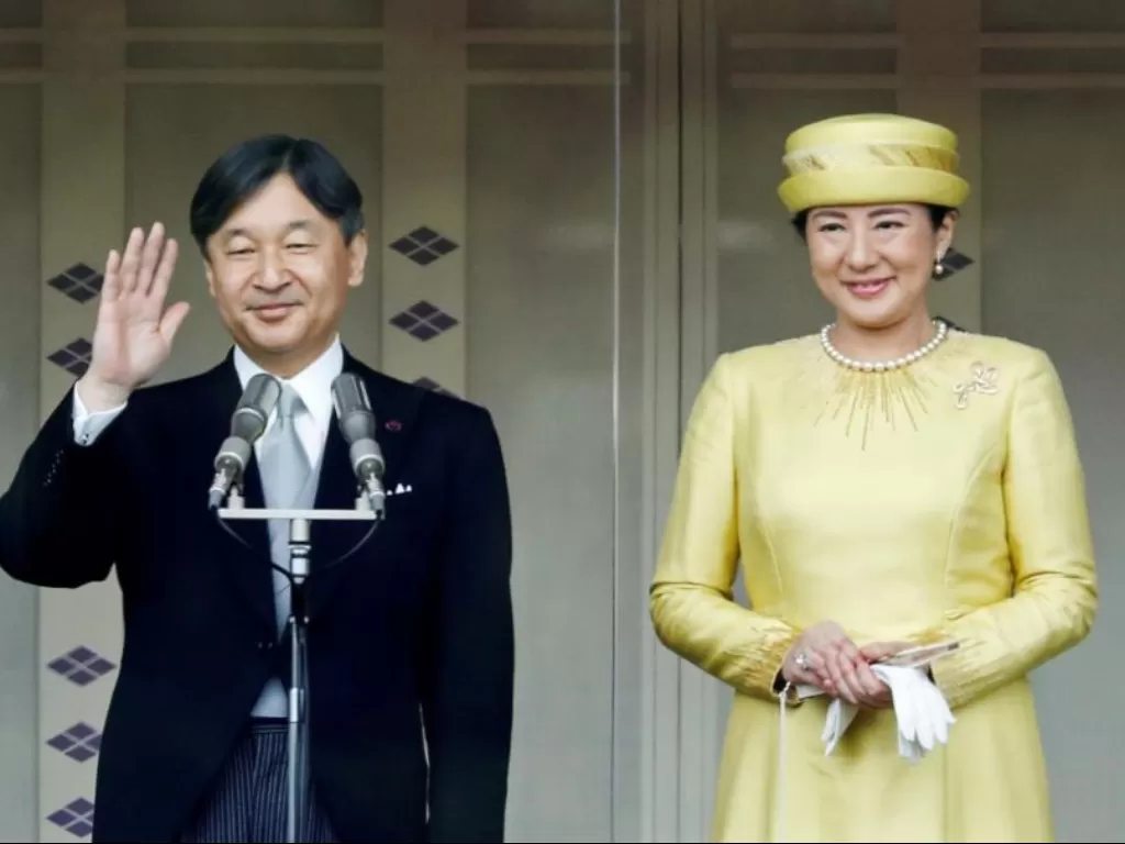 Kaisar Jepang, Naruhito (Kiri) dan Permaisuri Masako (Kanan) (REUTERS/Issei Kato)