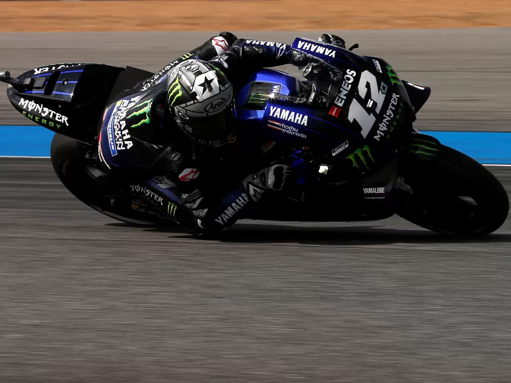 Pembalap Monster Energy Yamaha, Maverick Vinales. (Reuters/Soe Zeya Tun)