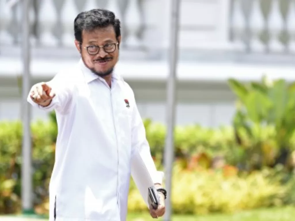 Politisi Partai Nasdem Syahrul Yasin Limpo. (Antara/Puspa Perwitasari)