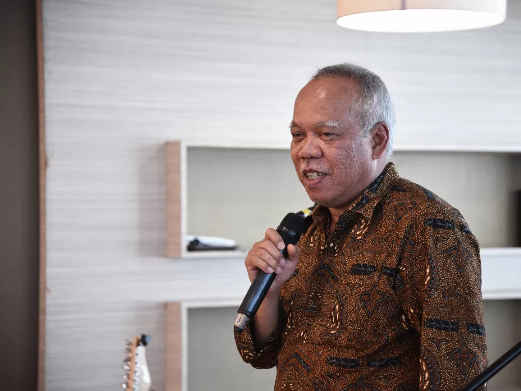 Menteri Pekerjaan Umum dan Perumahan Rakyat (PUPR), Basuki Hadimuljono. (Indozone/Sigit N)
