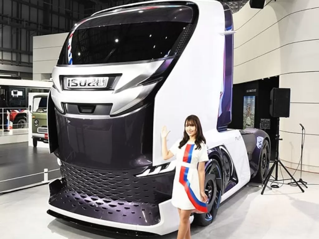 Truk masa depan Isuzu dalam gelaran Tokyo Motor Show 2019. (Isuzu)