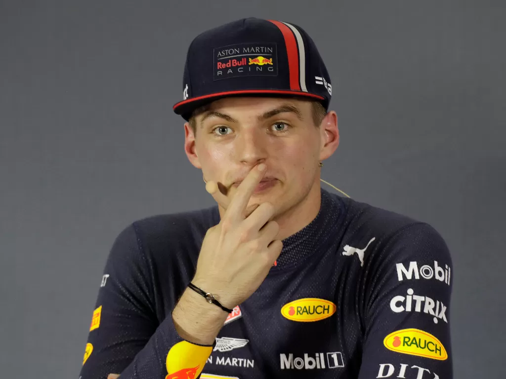 Pembalap tim Red Bull Honda, Max Verstappen. (Reuters/Luis Cortes)