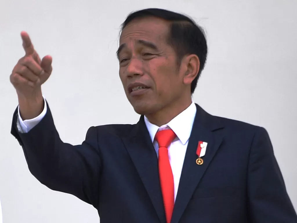 Presiden Jokowi segera menghubungi Menteri Keuangan, Sri Mulyani terkait APBD Maluku (Antara/Akbar Nugroho Gumay).