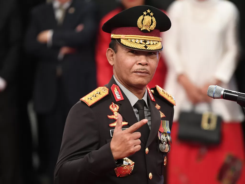 Kapolri Jenderal Idham Azis berjanji membongkar kasus Novel Baswedan (Antara/Wahyu Putro A).