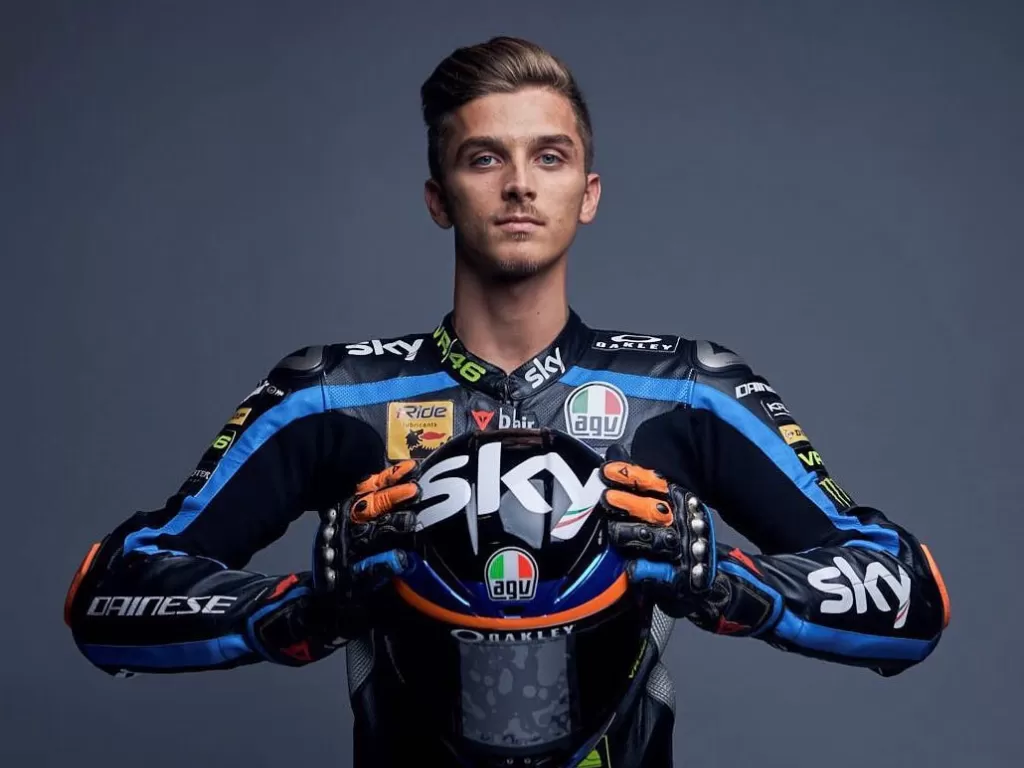 Pembalap tim Sky Racing VR46, Luca Marini. (Instagram/@luca_marini_97)