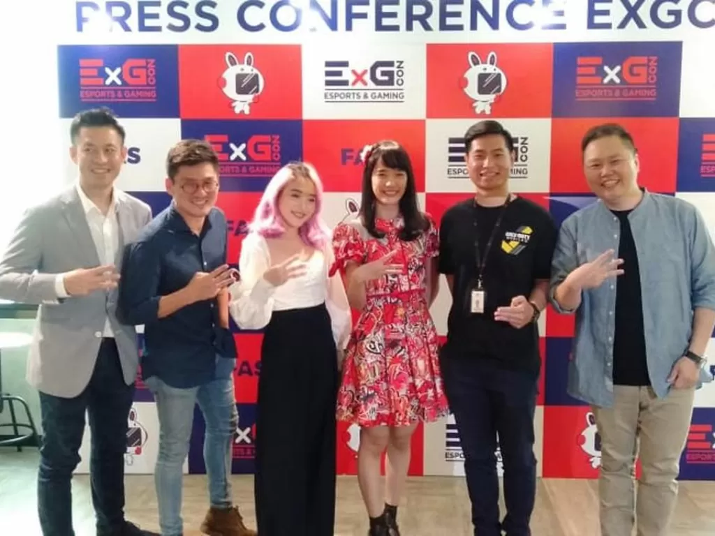 Press Conference EXGCon 2019 (Dok. FAMOUS ALLSTARS)