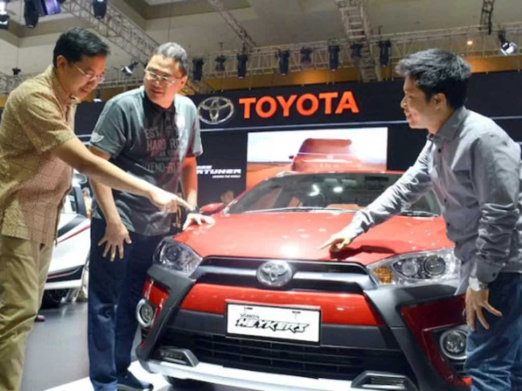 Petinggi Toyota saat launching New Yaris (Toyota)