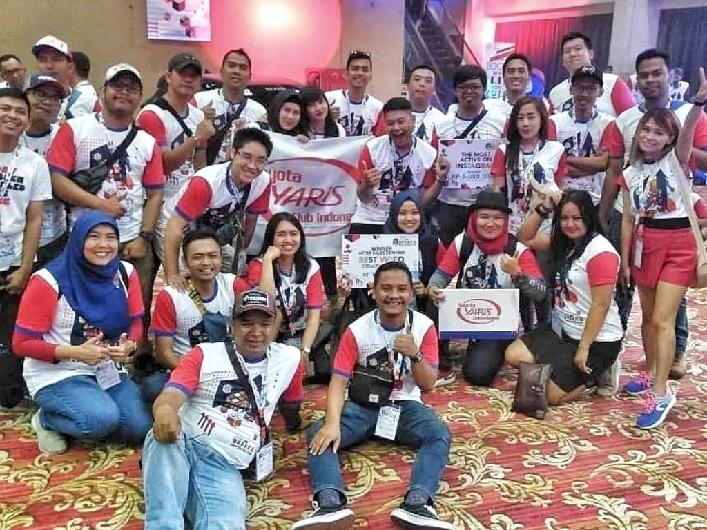 Para member Toyota Yaris Club Indonesia (TYCI)