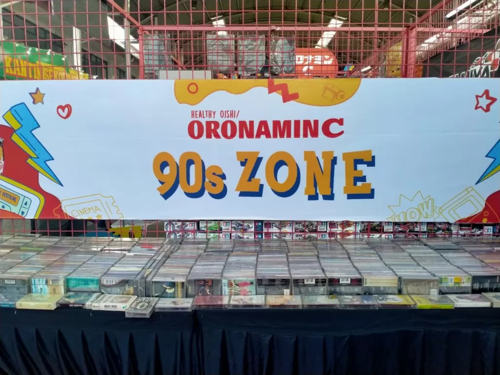 90s Zone, salah satu area yang membawa para pengunjung 90s Festival bernostalgia. (Indozone/Yulia Marianti)