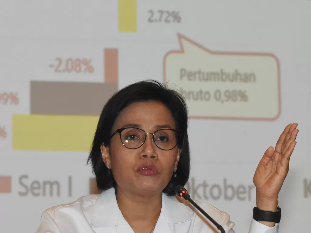 Menteri Keuangan (Menkeu) Republik Indonesia, Sri Mulyani. (Antara/Indrianto Eko Suwarso)