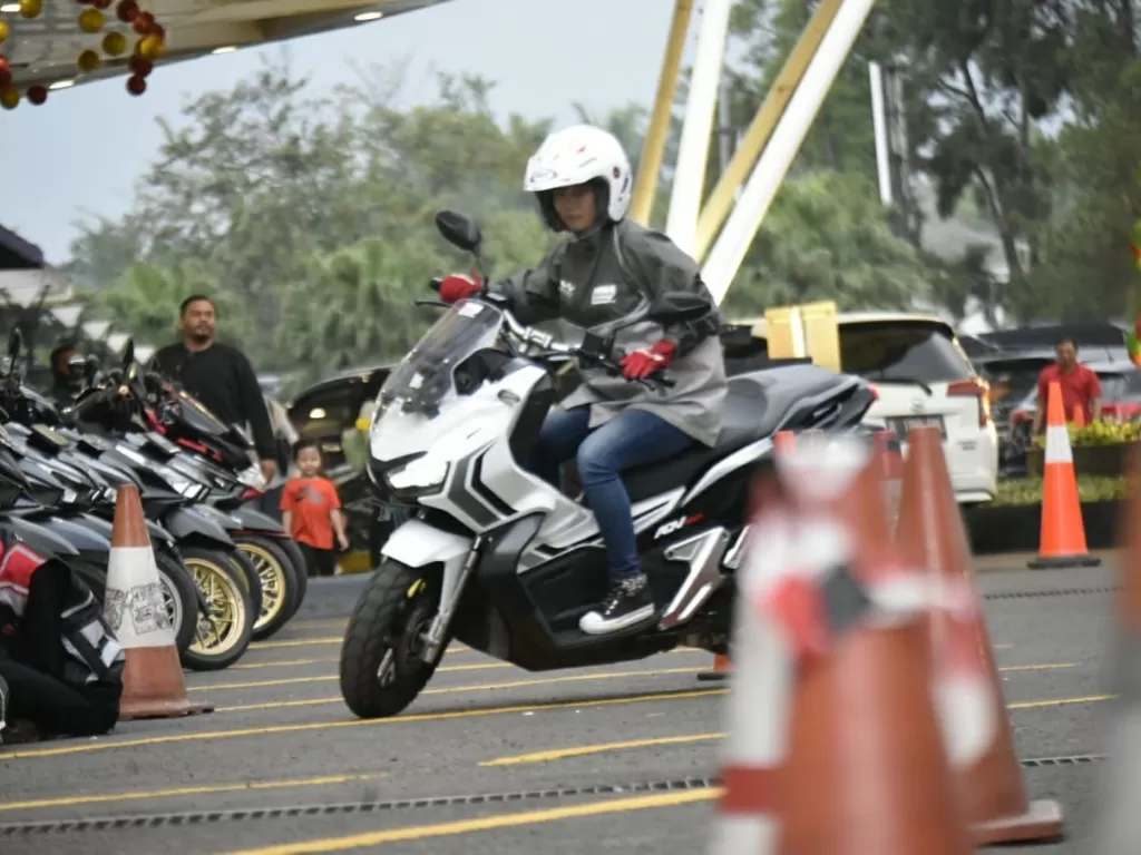 Latihan safety riding bersama Wahana Honda (Wahana Honda)
