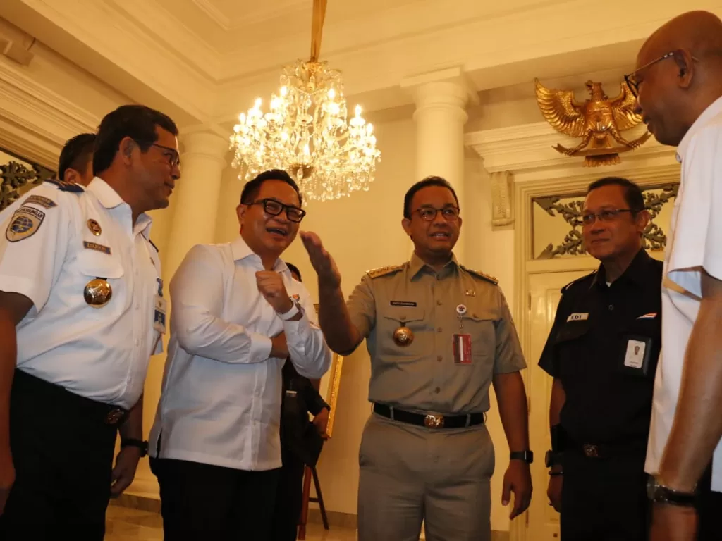 Gubernur DKI Jakarta, Anies Baswedan (tengah). (Pemprov DKI)