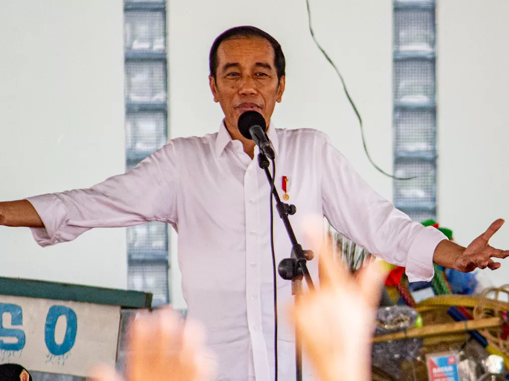 Presiden Joko Widodo (Jokowi). (Antara/M Ibnu Chazar)