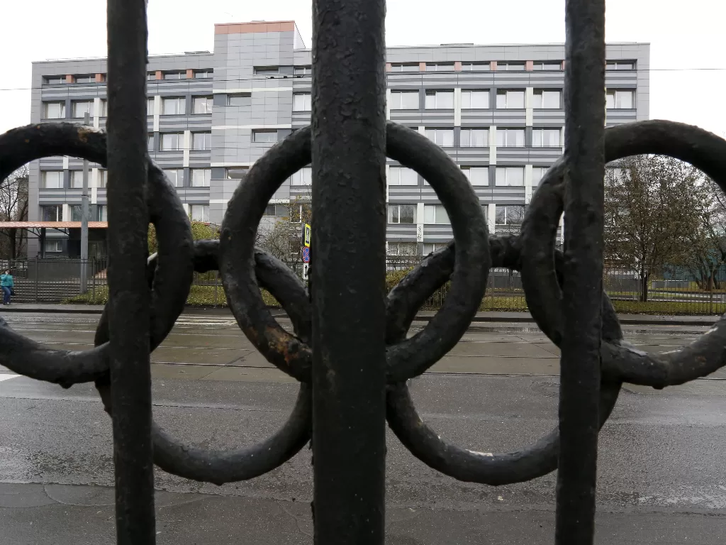 Gedung World Anti-Doping Agency (WADA) di Rusia. (Reuters/Sergei Karpukhin)