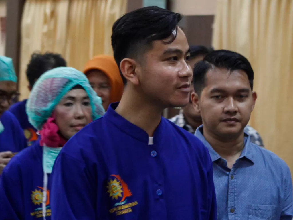 Putra sulung Presiden Jokowi, Gibran Rakabuming bakal maju dalam Pilkada Solo 2020 (Antara/Maulana Surya).