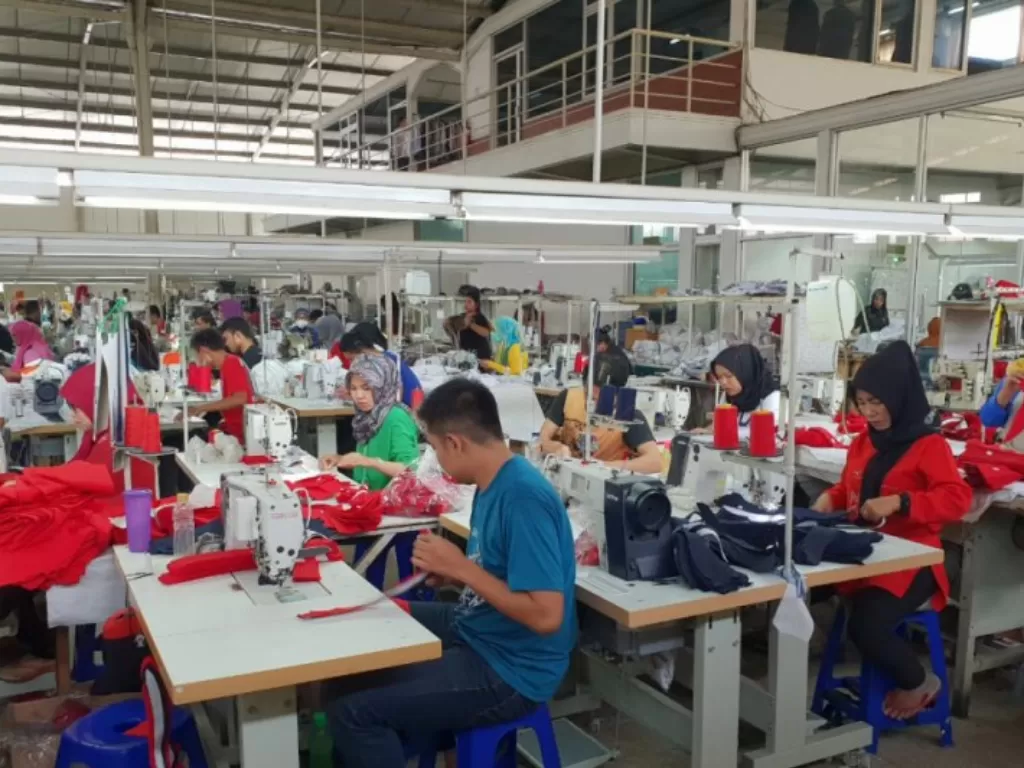 Industri tekstil Indonesia. (Antara/Dok. Humas Kementerian Perdagangan)