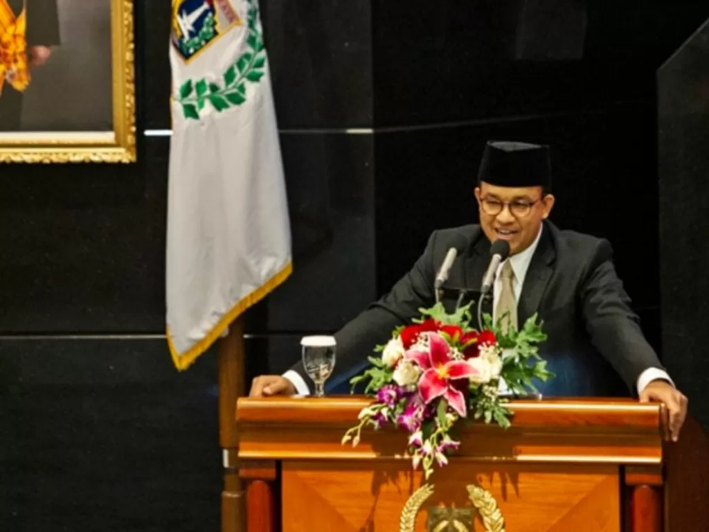 Gubernur DKI Jakarta Anies Baswedan. (Antara/Dhemas Reviyanto)