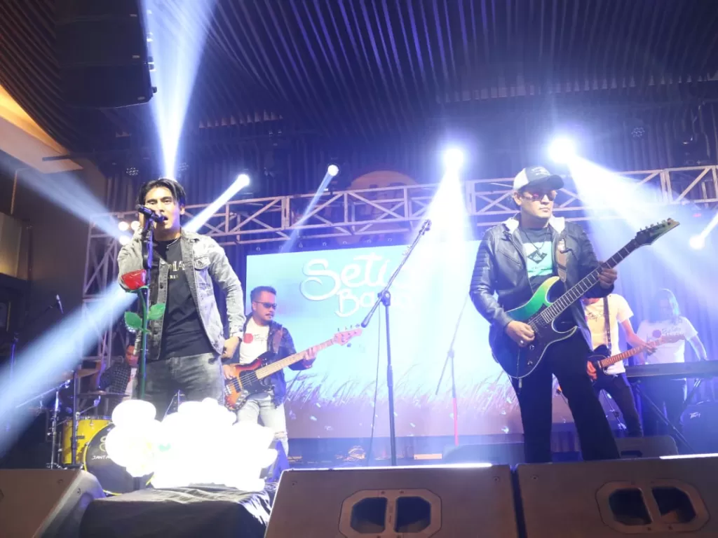 Setia Band saat tampil di Hard Rock Cafe (Indozone/M Fadli)