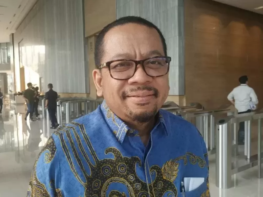 Direktur Eksekutif Indo Barometer M Qodari, di Jakarta, Jumat, (13/12). (photo/ANTARA/Boyke Ledy Watra)