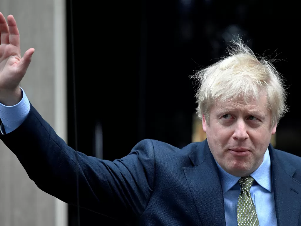 Perdana Menteri Inggris Boris Johnson. (ANTARA FOTO/REUTERS/Toby Melville/ama/cfo).
