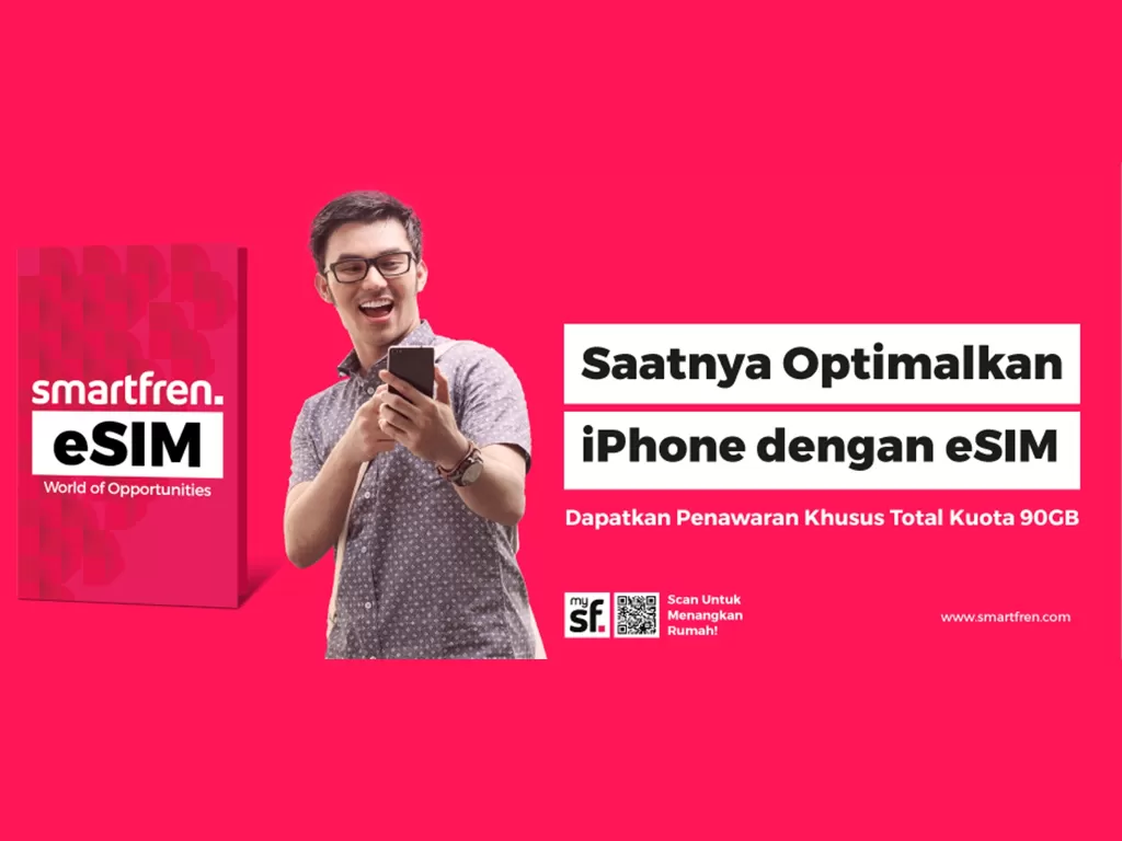 eSIM Pertama di Indonesia dari Smartfren (photo/Smartfren)