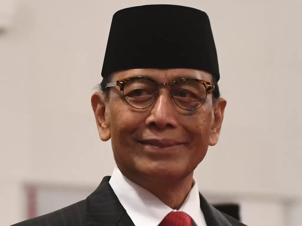Wiranto ogah mundur dari Ketua Dewan Pembina Partai Hanura meski telah menjabat Ketua Dewan Pertimbangan Presiden (Wantimpres). (Antara/Akbar Nugroho Gumay)