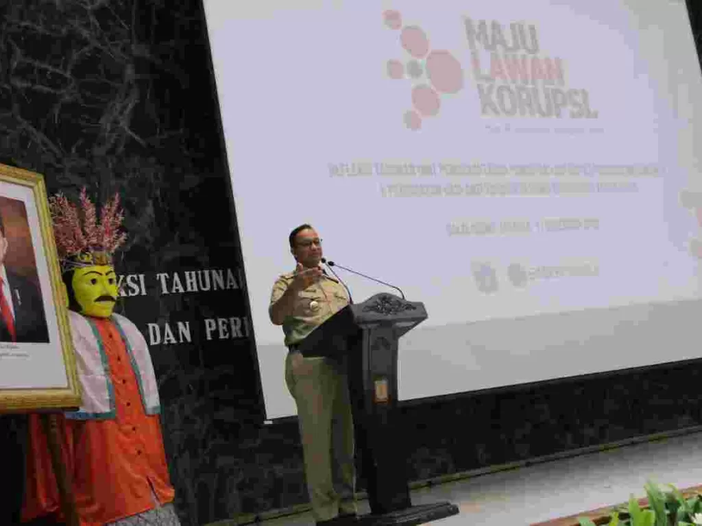 Gubernur DKI Jakarta, Anies Baswedan, mengetahui tiga sebab orang suka korupsi (dok. Pemprov DKI).