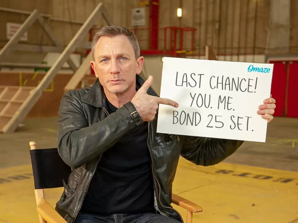 Daniel Craig  pemeran utama dalam film James Bond. (Instagram/@007)