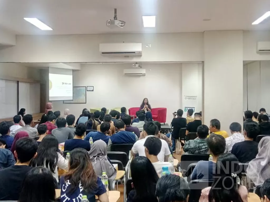 Talkshow tentang startup bersama Tech in Asia. (Indozone/Wilfridus Kolo)