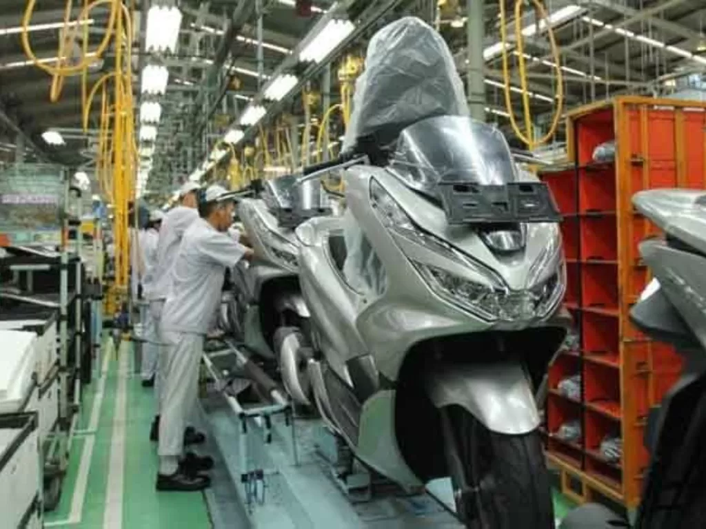 Produksi Honda PCX di Indonesia (Dok.Astra Honda Motor)