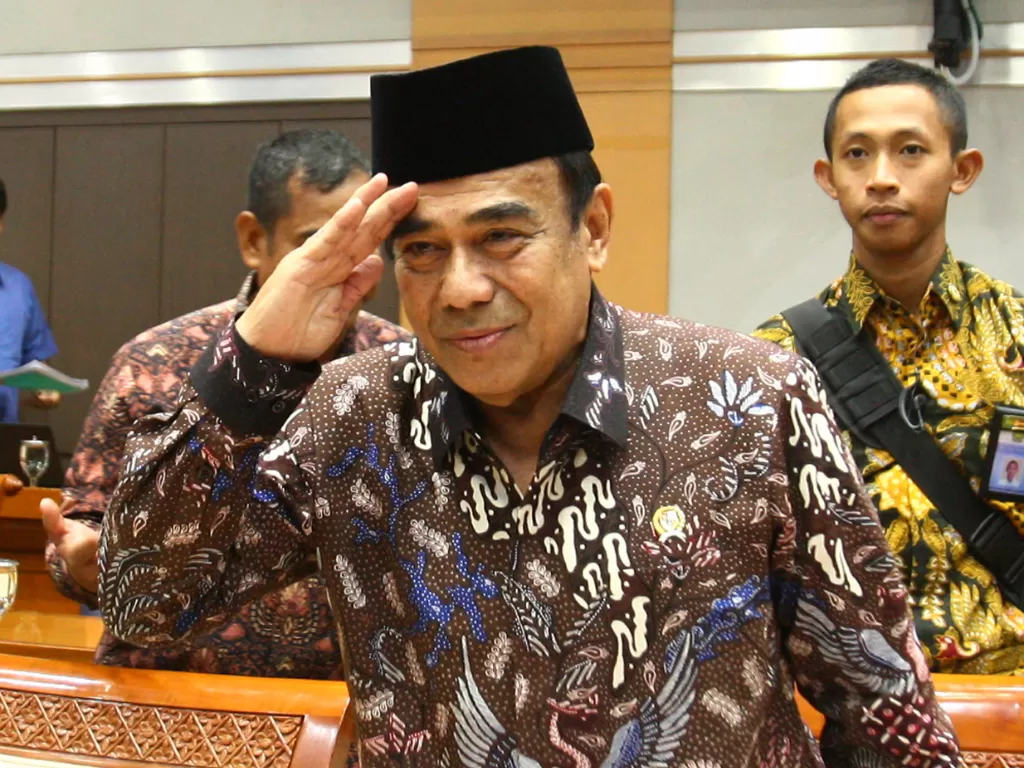 Menteri Agama (Menag) Fachrul Razi mengucapkan selamat Natal untuk umat Nasrani Indonesia (Antara/Reno Esnir).