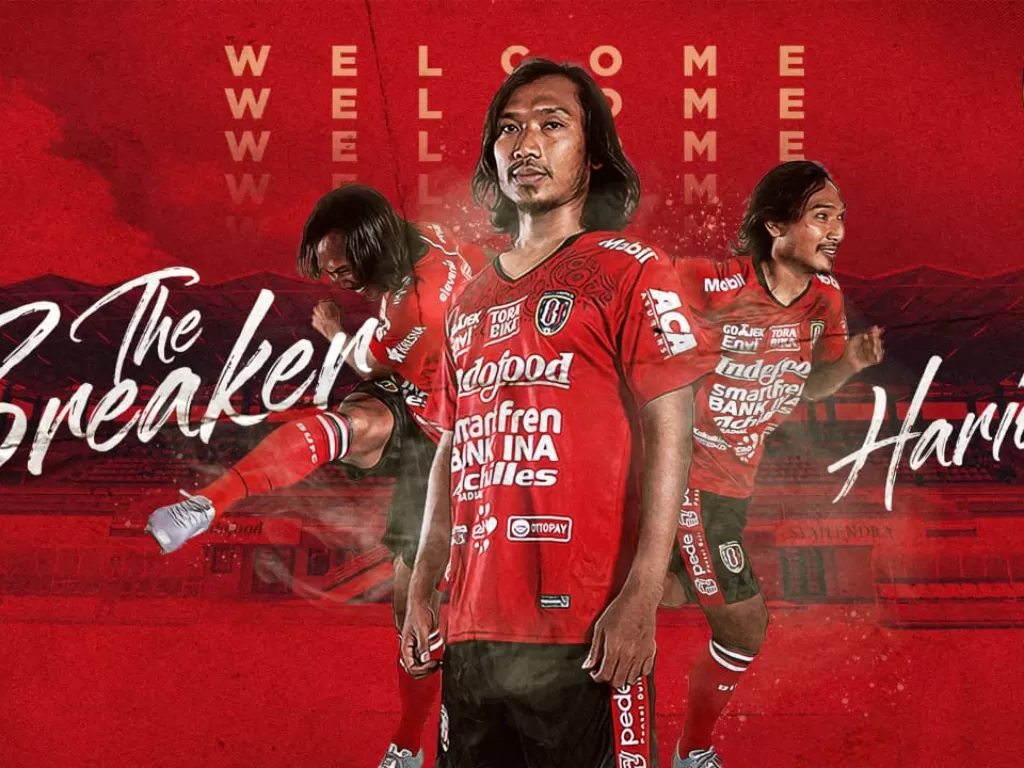 Pemain baru Bali United, Hariono. (Dok. Bali United)