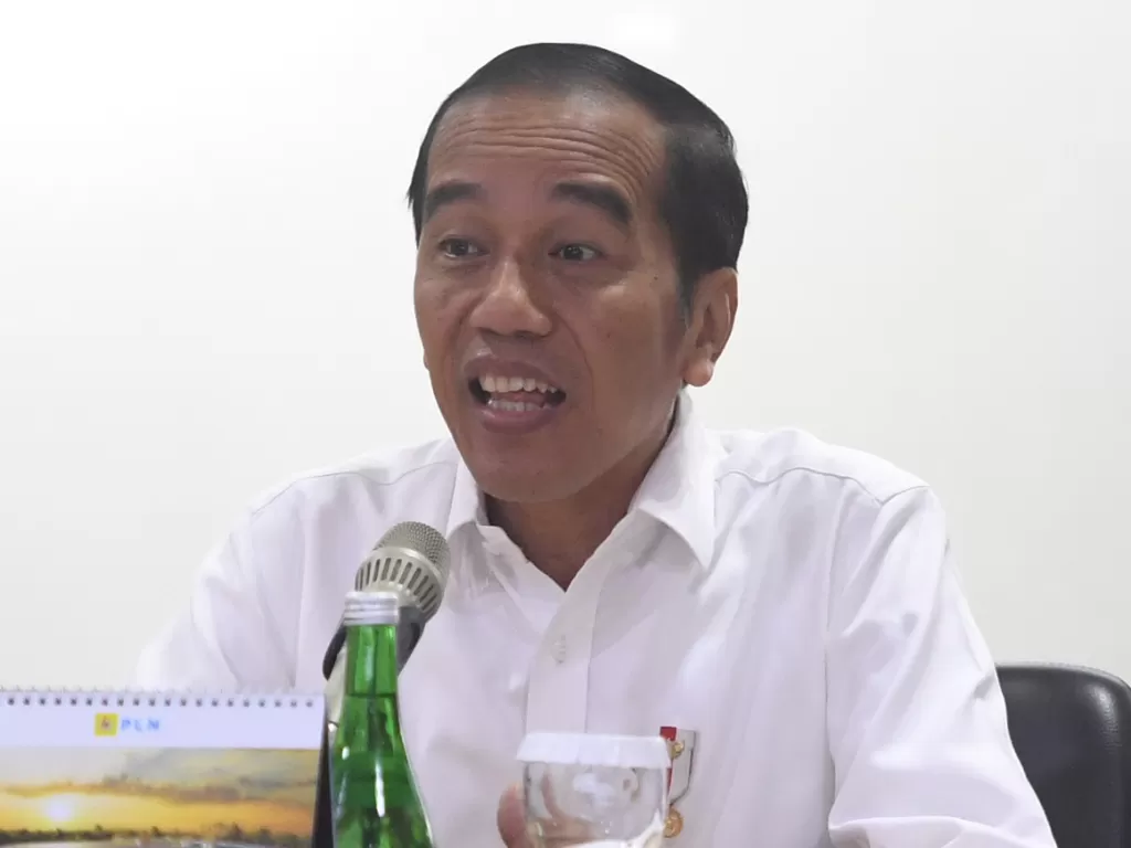 Presiden Jokowi menegaskan tidak ada negosiasi, meski China mengklaim Perairan Natuna (Antara/Akbar Nugroho Gumay).