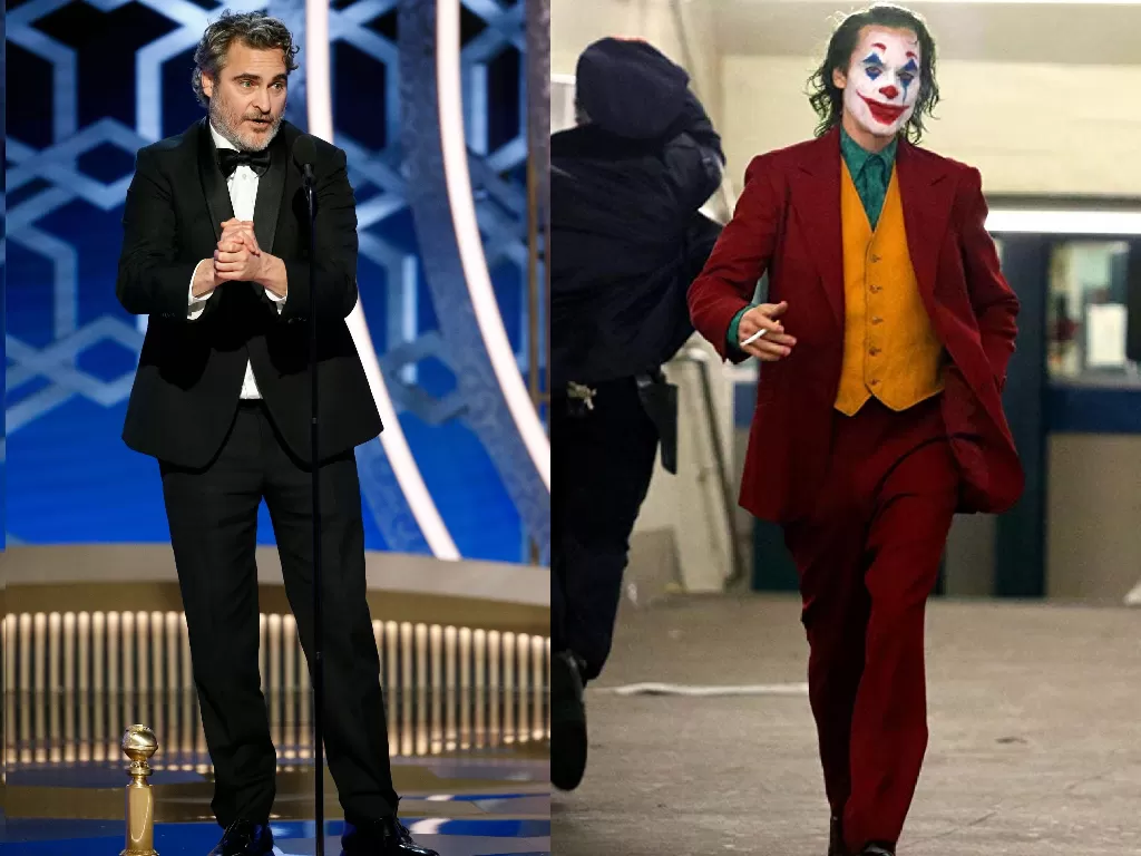 Joaquin Phoenix Sebagai di Golden Globes 'Joker' (REUTERS, imdb)