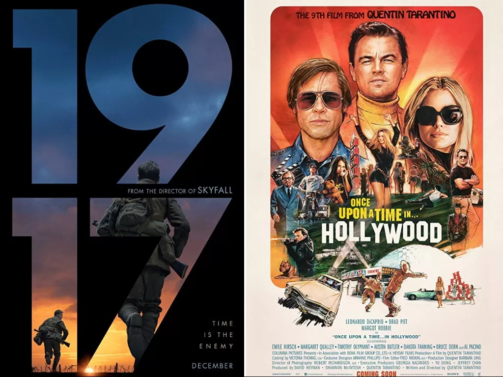 '1917' dan 'Once Upon a Time in Hollywood' Jadi Film Terbaik di Golden Globes Awards 2020 (imdb)