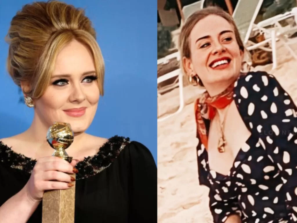 Transformasi penampilan Adele yang berubah drastis (Instagram/@adelesp)