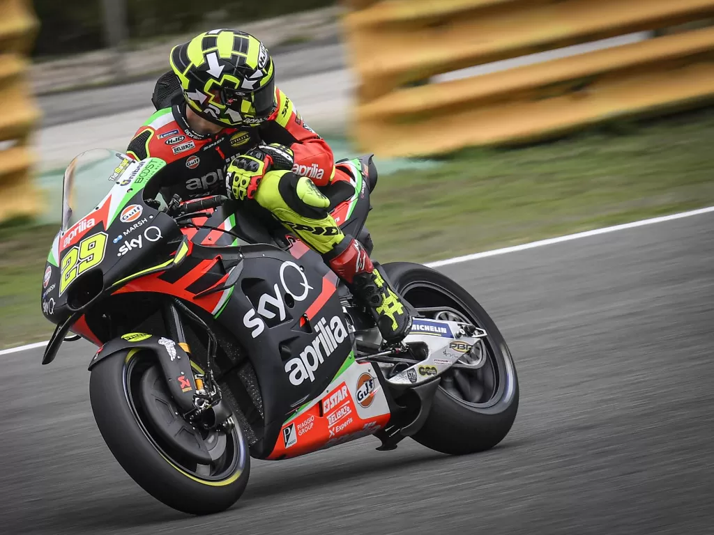 Pembalap Aprilia Gresini Racing, Andrea Iannone, terseret kasus doping. (Dok. MotoGP)