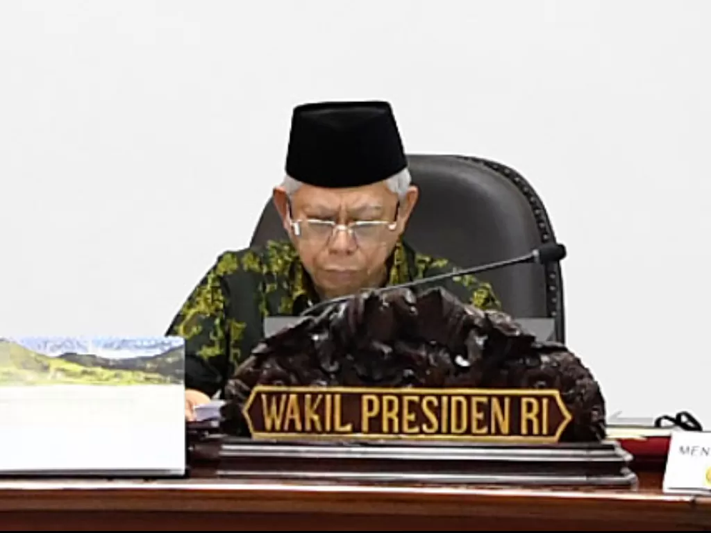 Wakil Presiden KH Ma'ruf Amin (ANTARA FOTO/Puspa Perwitasari)