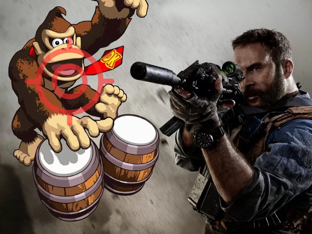 Ilustrasi Donkey Kong dan Call of Duty (photo/Activision/Nintendo)