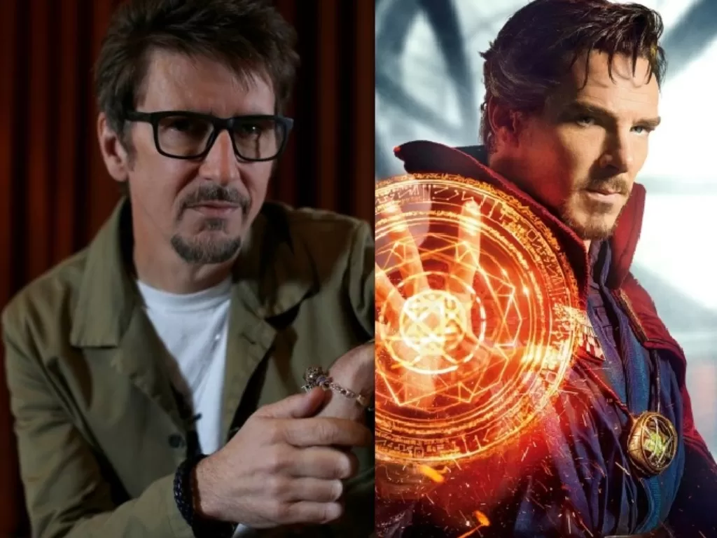 Kiri: Sutradara Scott Derrickson (REUTERS/Mario Anzuoni), Kanan: Benedict Cumberbatch sebagai Doctor Strange' (IMDB)