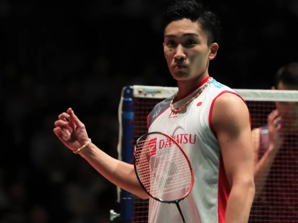 Kento Momota mengalami kecelakaan di Malaysia, Senin (13/1/2020). (Dok. Badminton World Federation)