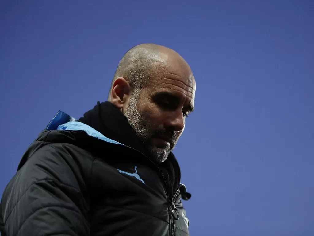 Manajer Manchester City, Pep Guardiola. (REUTERS/Carl Recine)