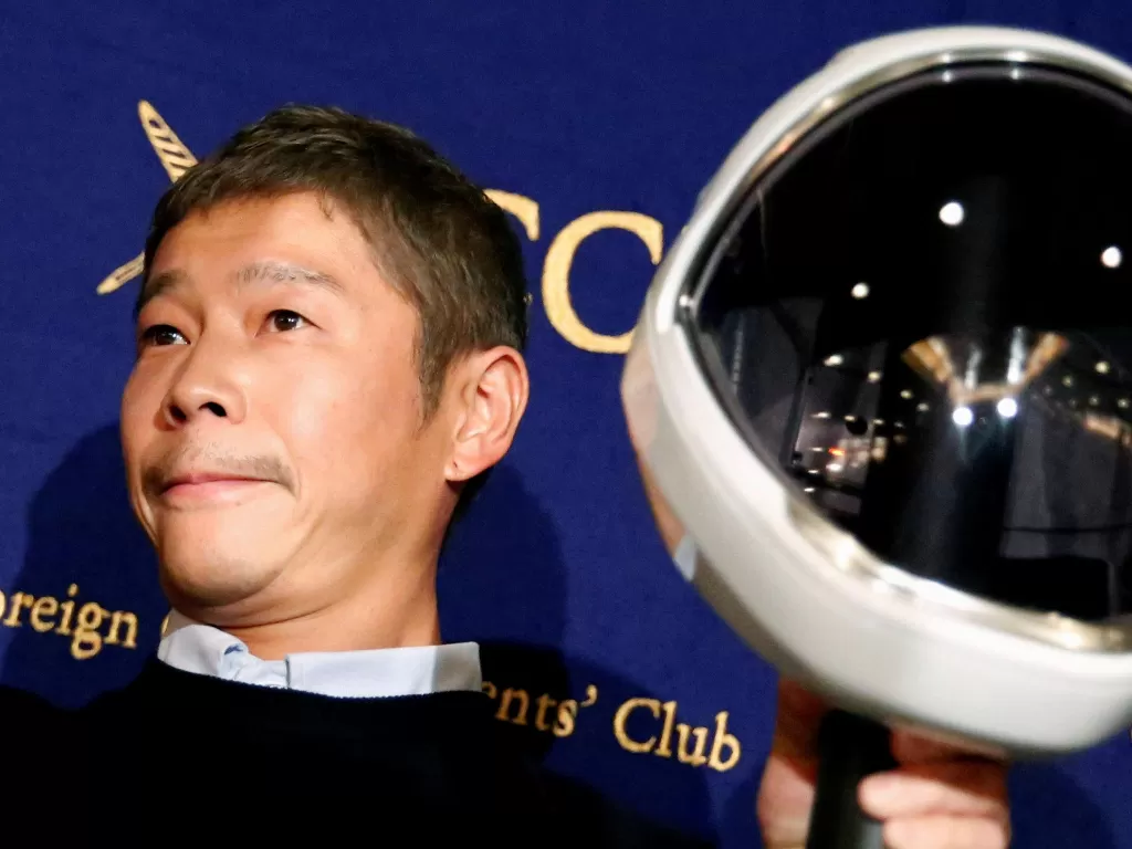 Miliarder asal Jepang, Yusaku Maezawa (photo/REUTERS/Toru Hanai)