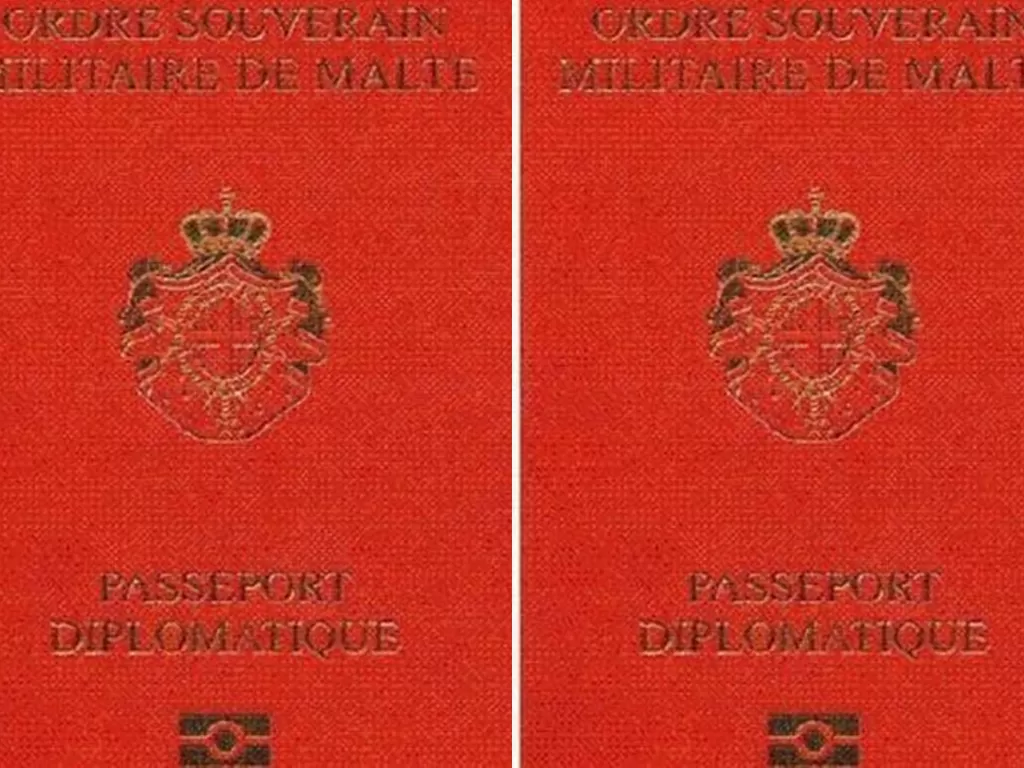 Paspor biometrik Orde Militer Berdaulat Malta (Dok. Supplied/ New.com.au)