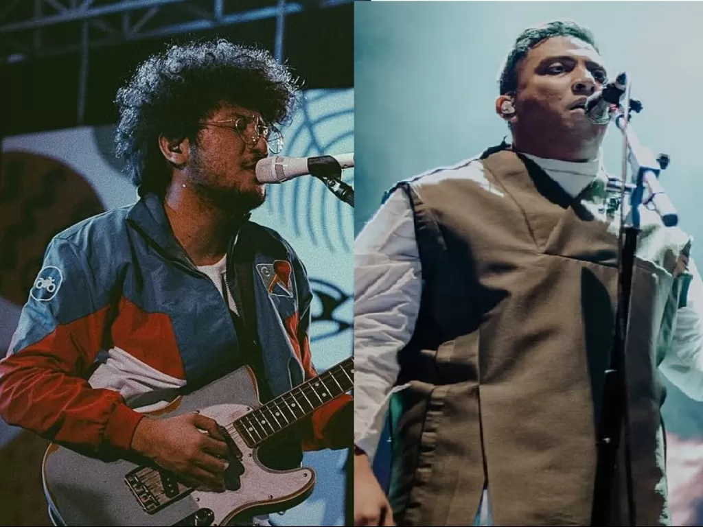 Kunto Aji (kiri) dan Sal Priadi (kanan) akan ramaikan gelaran Billboard Indonesia Top 100 Live perdana (Kanan: Instagram/@kuntoajiw. Kiri: Instagram/@____saldi)