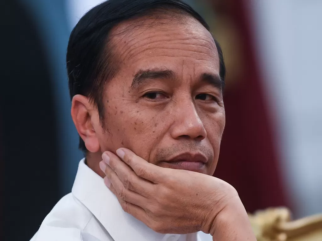 Presiden Jokowi memuji langkah Kejagung yang menahan kelima tersangka kasus Jiwasraya (ANTARA FOTO/Wahyu Putro A).