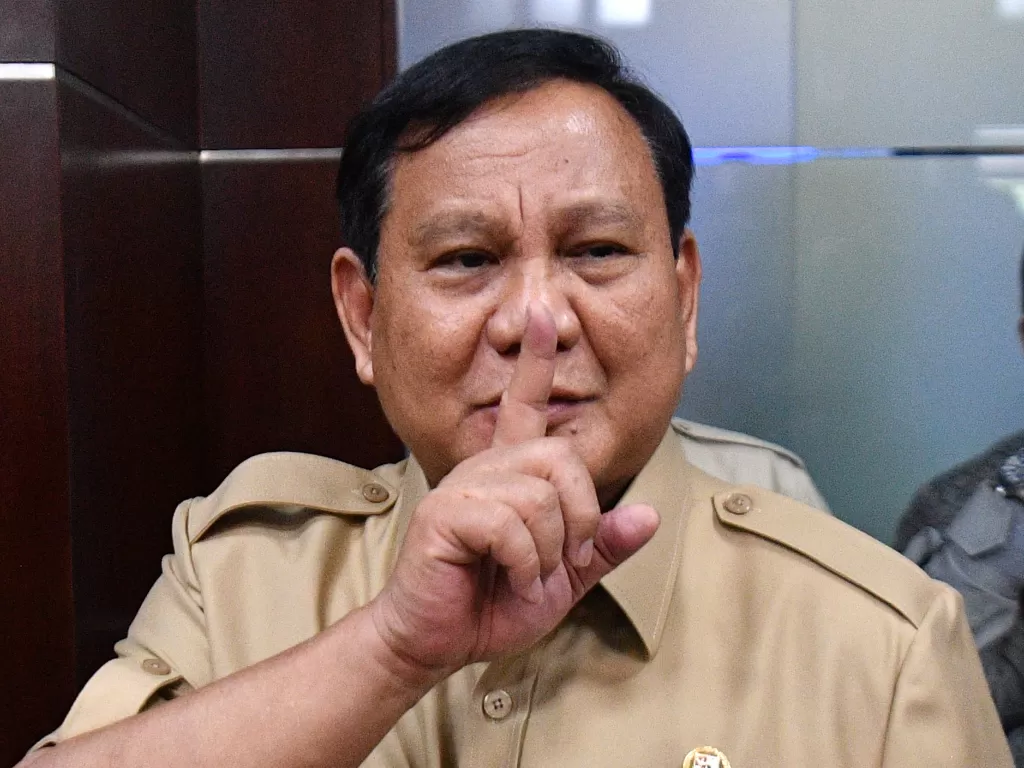 Menhan Prabowo terhitung sudah 7 kali ke luar negeri dalam kurun waktu selama 3 bulan. (ANTARA FOTO/Sigid Kurniawan)