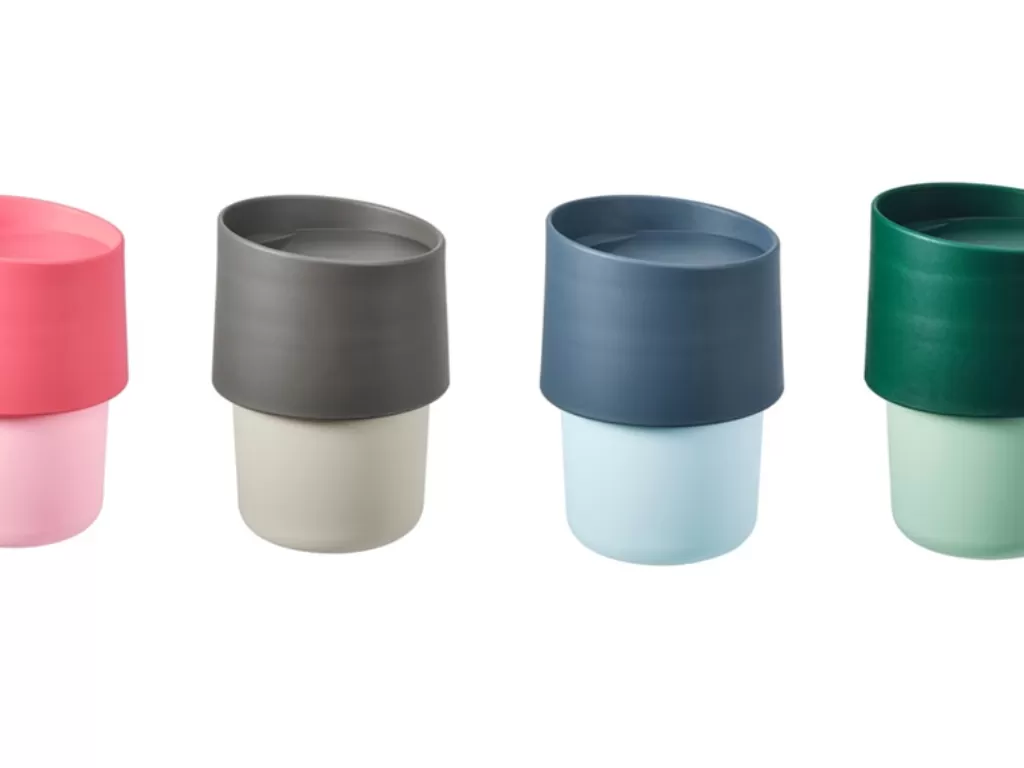 Travel mug Troligtvis bertanda “Made in India” (IKEA)