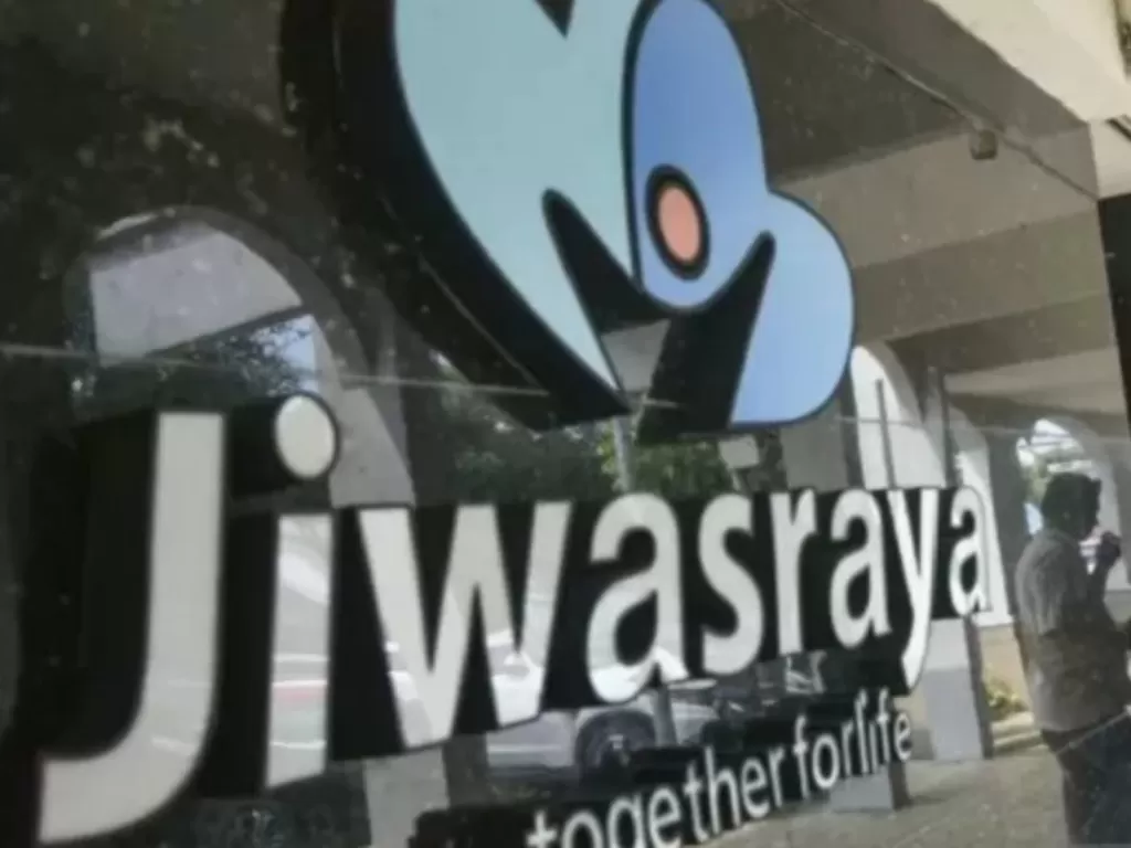 Ilustrasi Logo. Kantor Asuransi Jiwasraya, Jalan Juanda, Jakarta. (ANTARA FOTO/Galih Pradipta)